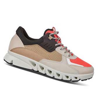 Women's Ecco Multi-vent Sneakers Multicolor Beige | USA 224VRW